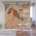 Abstract Rustic Ram 2 Wall Mural Gallery Image 1