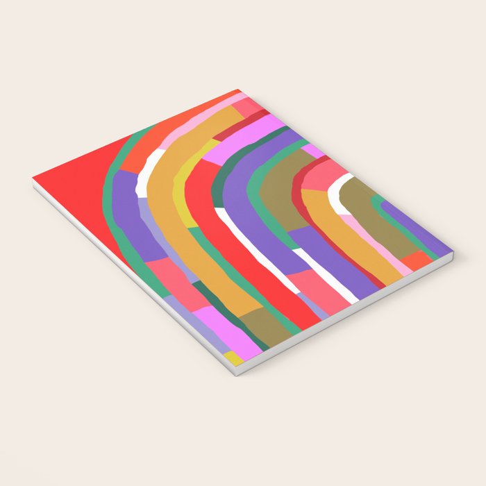 Banded Rainbow Notebook Gallery Image 3