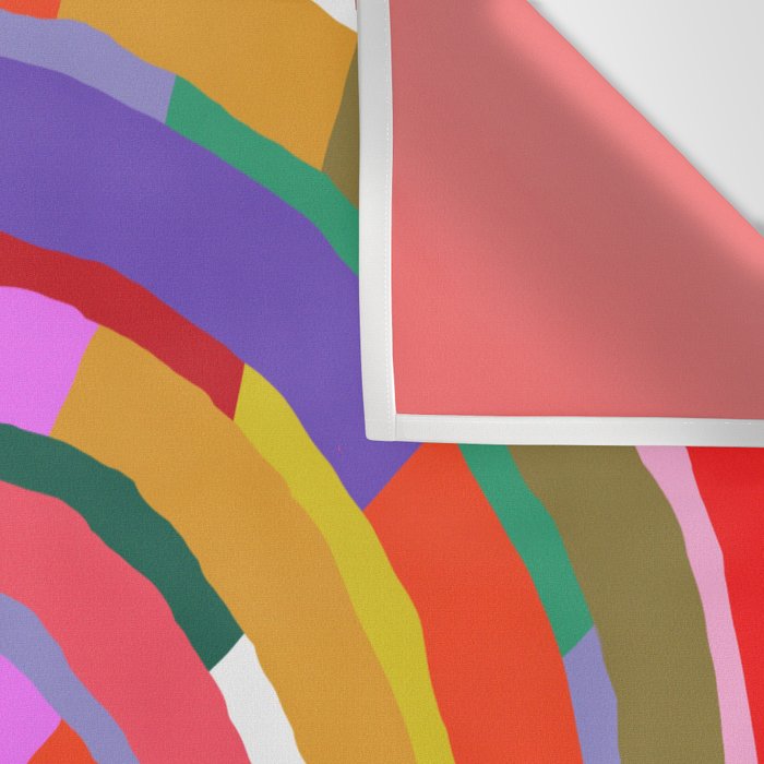 Banded Rainbow Wall Tapestry Gallery Image 3