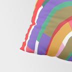 Banded Rainbow Pillow Sham Gallery Image 4