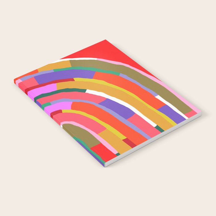 Banded Rainbow Notebook Gallery Image 2