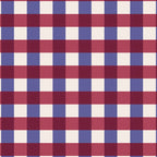 Checkered Multicolor Pattern XVII Berry Red and Violet Coffee Mug Gallery Image 2