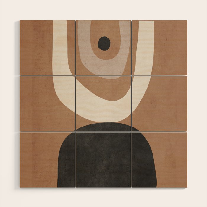Abstract Art 12/1 Wood Wall Art Gallery Image 1