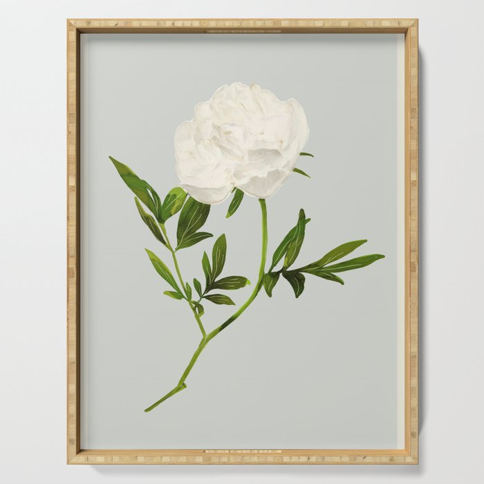 White Rose 2 Serving Tray Gallery Image 1