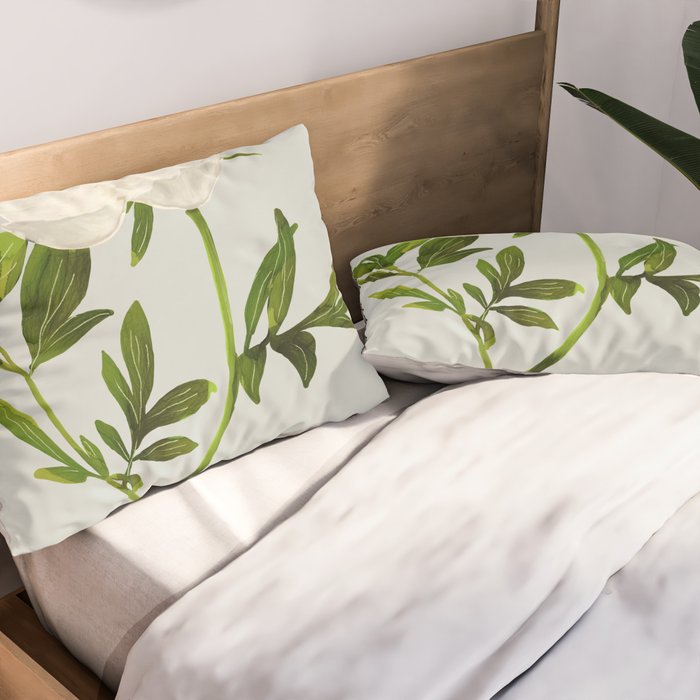 White Rose 2 Pillow Sham Gallery Image 2