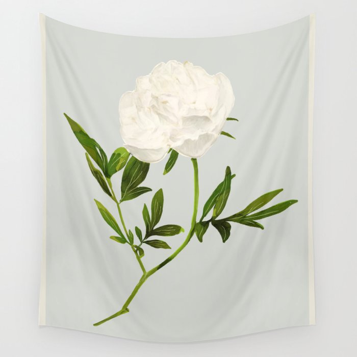 White Rose 2 Wall Tapestry Gallery Image 4