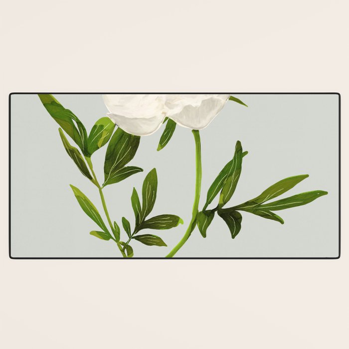 White Rose 2 Desk Mat Gallery Image 3