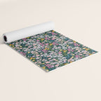Wildflower Field on Pine Grove - Pink, Orange, Blue, & Purple Yoga Mat Gallery Image 2