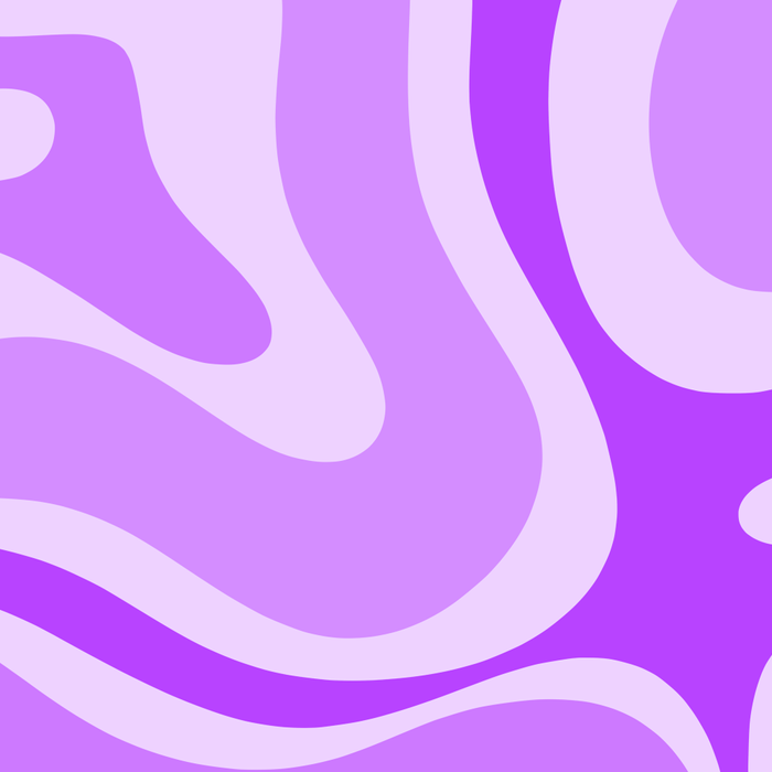 Modern Retro Liquid Swirl Abstract Pattern in Purple Coffee Mug Gallery Image 2