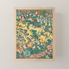 Fashionable Battle of Frogs by Kawanabe Kyosai, 1864 Mini Art Print Gallery Image 1