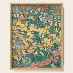 Fashionable Battle of Frogs by Kawanabe Kyosai, 1864 Serving Tray Gallery Image 1