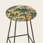 Fashionable Battle of Frogs by Kawanabe Kyosai, 1864 Stool Gallery Image 2