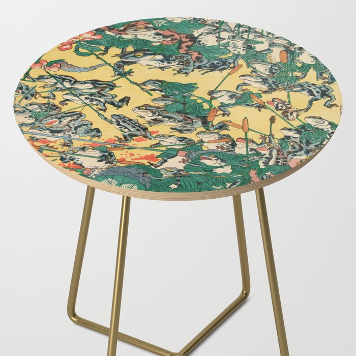 Fashionable Battle of Frogs by Kawanabe Kyosai, 1864 Side Table Gallery Image 2