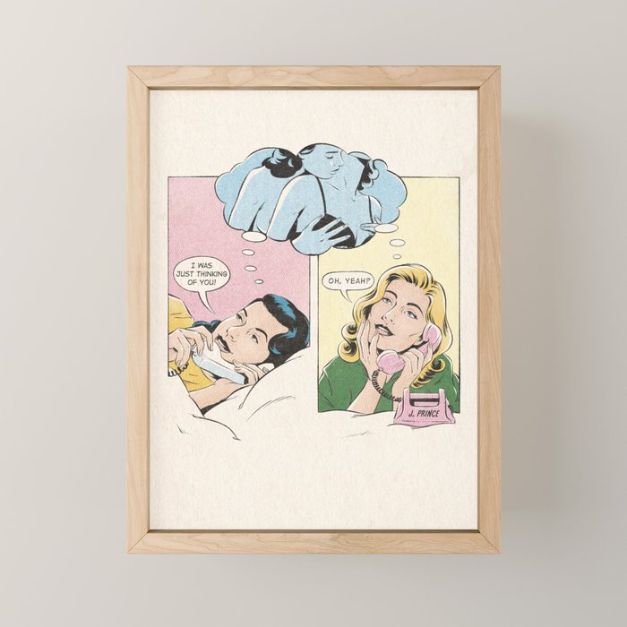 Thinking Of You Mini Art Print Gallery Image 1