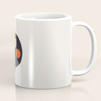 Minimalist Modern Mid Century Funky Colorful Primary Shapes Paper Collage by Ejaaz Haniff Coffee Mug Gallery Image 1