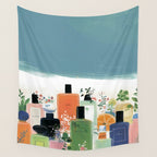 Botanical Citrus Perfume Collection Wall Tapestry Gallery Image 4