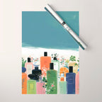 Botanical Citrus Perfume Collection Wrapping Paper Gallery Image 1