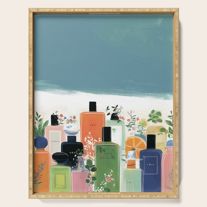 Botanical Citrus Perfume Collection Serving Tray Gallery Image 1