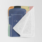 Botanical Citrus Perfume Collection Throw Blanket Gallery Image 3