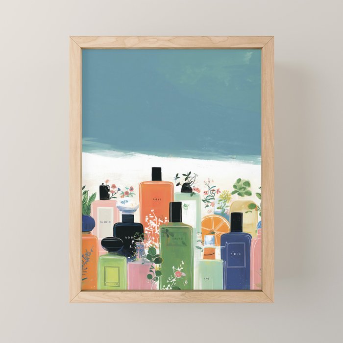 Botanical Citrus Perfume Collection Mini Art Print Gallery Image 1