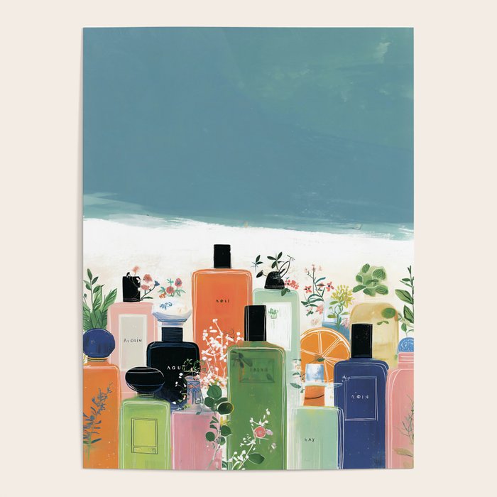 Botanical Citrus Perfume Collection Poster Gallery Image 4