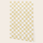 Checkered Peace Sign (Sand Color) Wallpaper Gallery Image 2