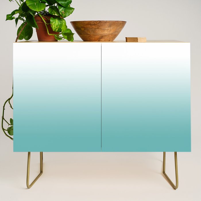Light Teal Gradient Credenza Gallery Image 1