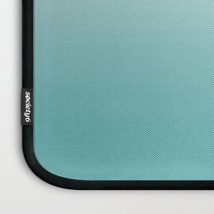Light Teal Gradient Laptop Sleeve Gallery Image 3