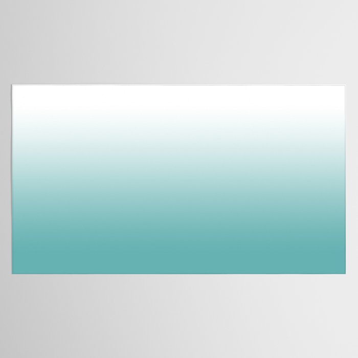 Light Teal Gradient Tablecloth Gallery Image 2