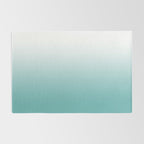 Light Teal Gradient Rug Gallery Image 2