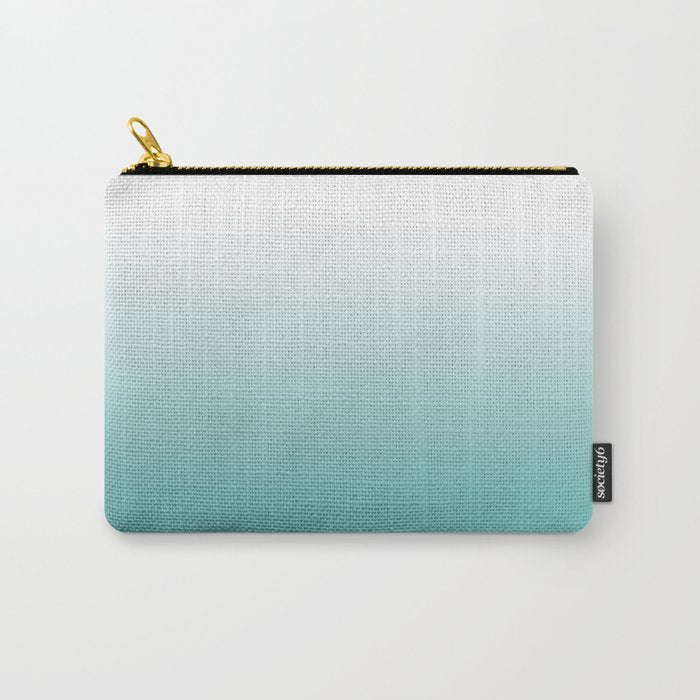 Light Teal Gradient Carry All Pouch Gallery Image 1