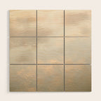 Mirror in the sand | Clouds mirrored on the beach during sunrise | New zealand photo art Wood Wall Art Gallery Image 1