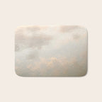 Mirror in the sand | Clouds mirrored on the beach during sunrise | New zealand photo art Bath Mat Gallery Image 1