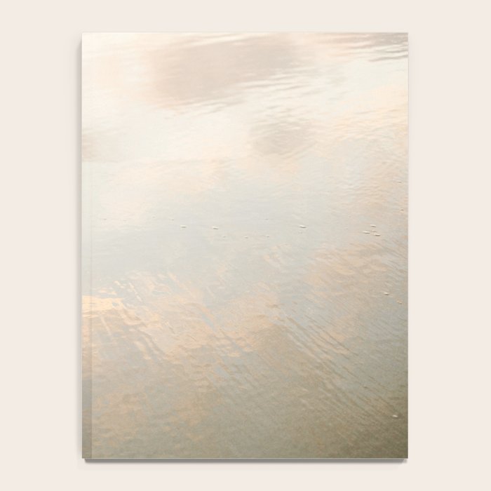 Mirror in the sand | Clouds mirrored on the beach during sunrise | New zealand photo art Notebook Gallery Image 4
