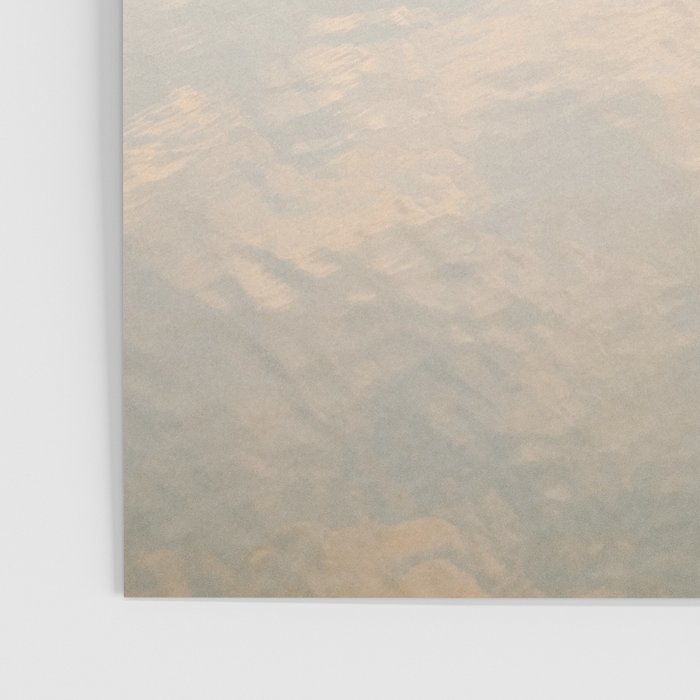 Mirror in the sand | Clouds mirrored on the beach during sunrise | New zealand photo art Poster Gallery Image 3