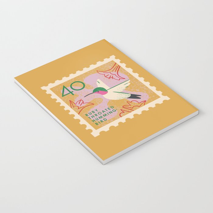 Hummingbird Postage Stamp Notebook Gallery Image 3