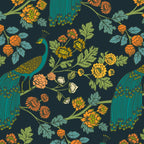 Peacock Garden Midnight Wonderland Chinoiserie Coffee Mug Gallery Image 2