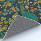 Peacock Garden Midnight Wonderland Chinoiserie Rug Gallery Image 4