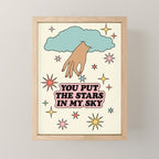 You Put The Stars In My Sky Mini Art Print Gallery Image 1