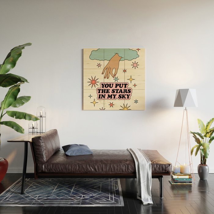 You Put The Stars In My Sky Wood Wall Art Gallery Image 2