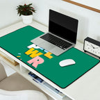 GIRL POWER - green Desk Mat Gallery Image 2