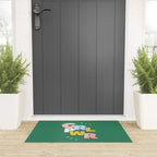 GIRL POWER - green Welcome Mat Gallery Image 3