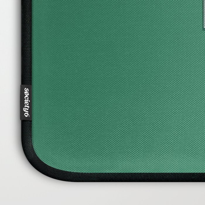 GIRL POWER - green Laptop Sleeve Gallery Image 3