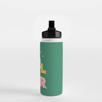 GIRL POWER - green Water Bottle Gallery Image 2