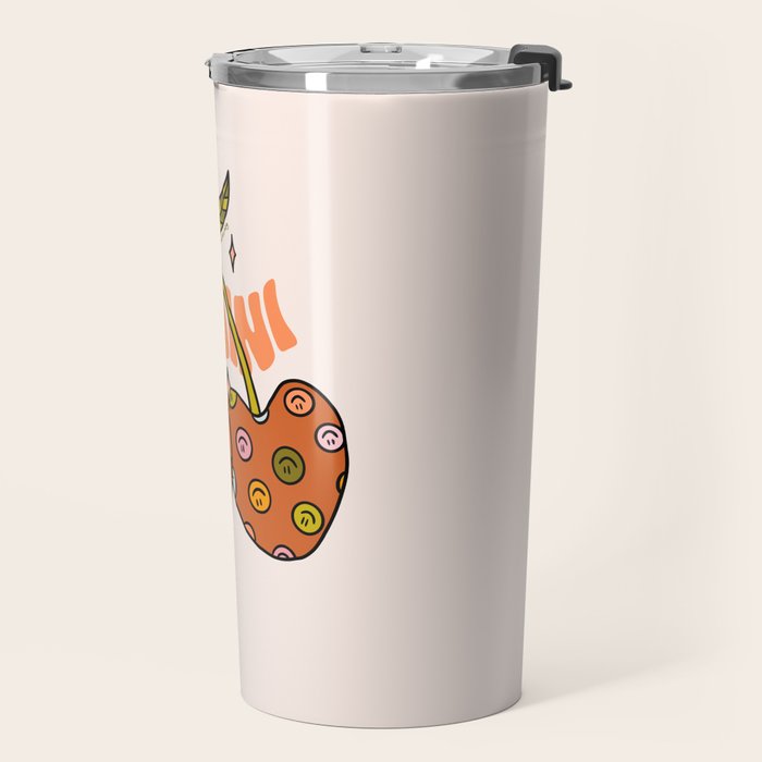 Gemini Cherries Travel Mug Gallery Image 2