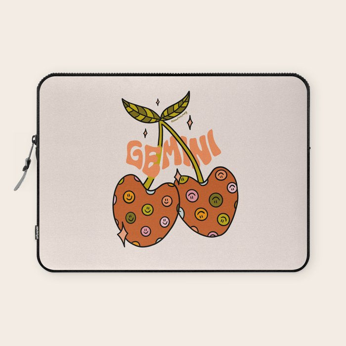 Gemini Cherries Laptop Sleeve Gallery Image 1