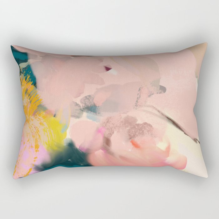 abstract floral inspiration Rectangular Pillow Gallery Image 2