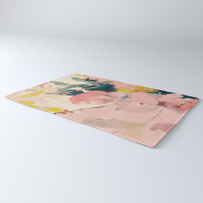 abstract floral inspiration Rug Gallery Image 3