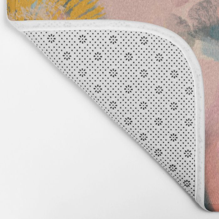abstract floral inspiration Bath Mat Gallery Image 2