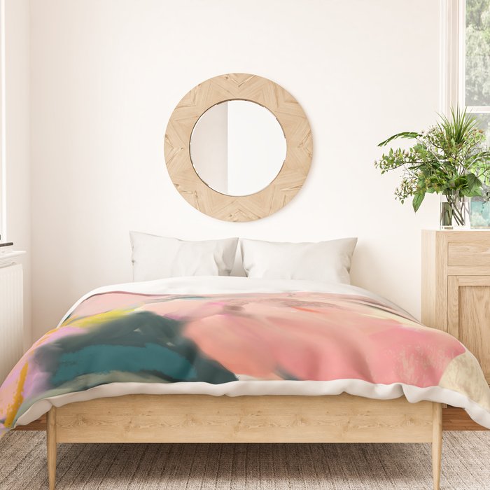 abstract floral inspiration Duvet Cover Gallery Image 3